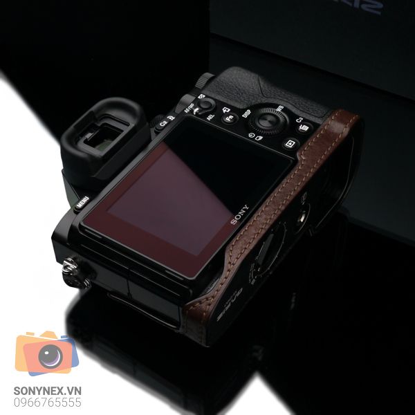Bao da Sony A7/A7R/A7S Nâu đậm | Gariz | Nhập khẩu chính hãng - cấu hình hộp sạc