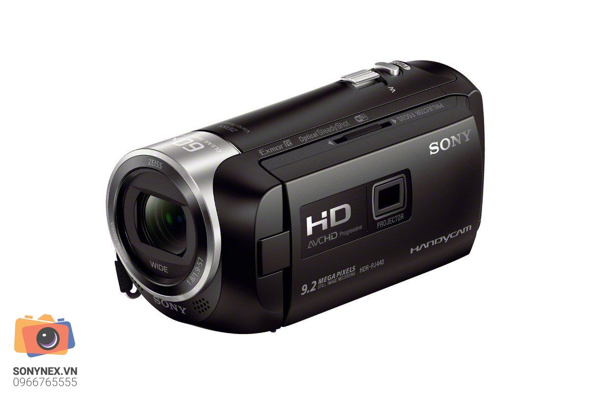 Máy Quay Sony PJ440 | Đen | Chính hãng - cấu hình hộp sạc