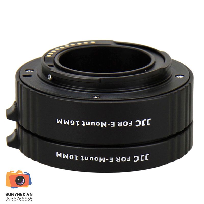 Tube JJC AF Macro Nex | Ống kính chụp cận cảnh chính hãng - mặt sau và phụ kiện đi kèm