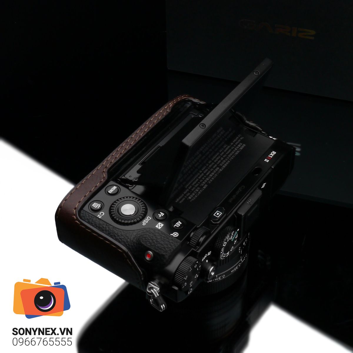 Bao da Sony RX1 / RX1R / RX1R2 Nâu Đậm | Gariz | Hàng Nhập khẩu