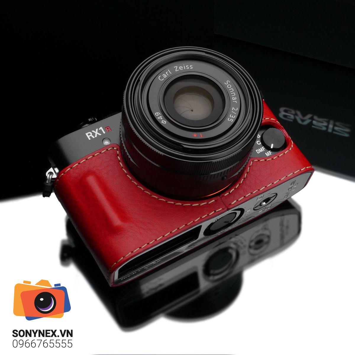 Bao da Sony RX1 / RX1R / RX1R2 Đỏ | Gariz | Chính hãng - thiết kế và phụ kiện