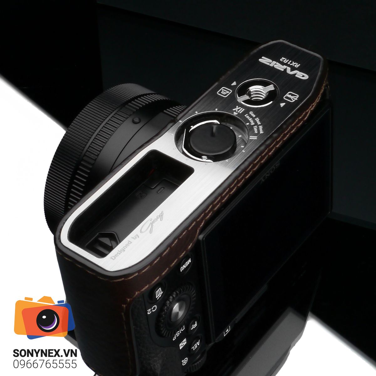Bao da Sony RX1 / RX1R / RX1R2 Nâu Đậm | Gariz | Chính hãng - khả năng kết nối thiết bị
