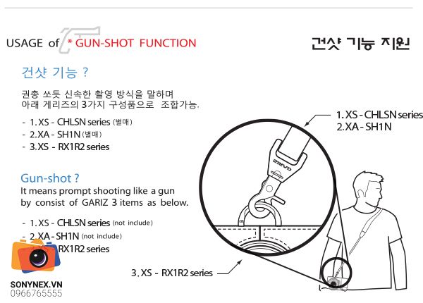 Bao da Sony RX1 / RX1R / RX1R2 Nâu Đậm | Gariz | Hàng Nhập khẩu