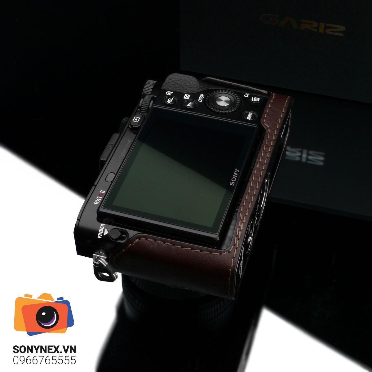 Bao da Sony RX1 / RX1R / RX1R2 Nâu Đậm | Gariz | Hàng Nhập khẩu