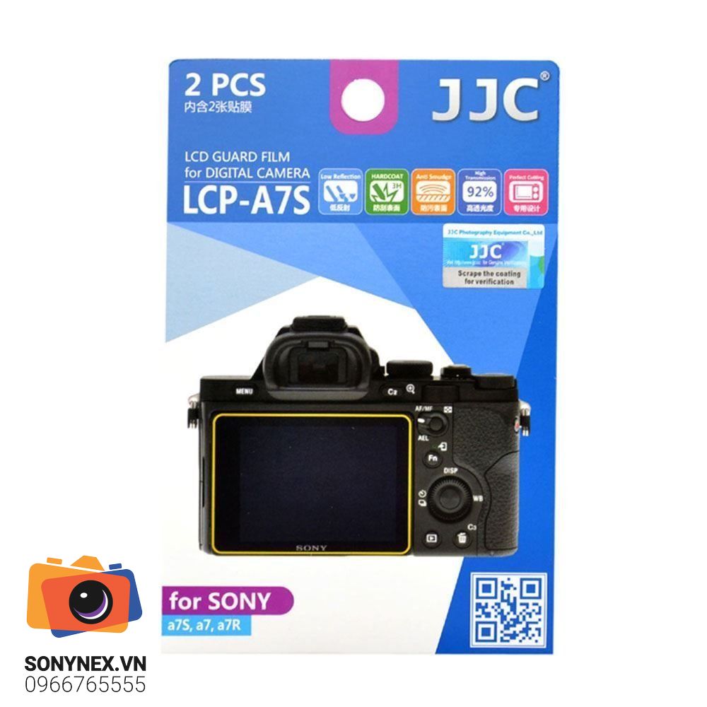 Miếng Dán Màn Hình JJC | Hỗ Trợ Cho Sony A7, A7R, A7S | Chính Hãn - chi tiết sản phẩm