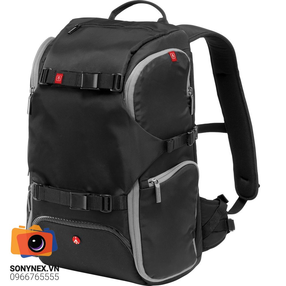 Balo máy ảnh Manfrotto Travel Backpack | Đen | Chính hãng