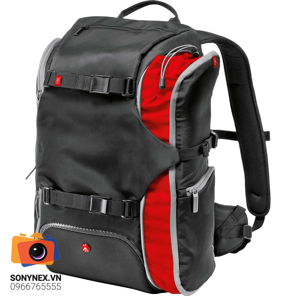 Balo máy ảnh Manfrotto Travel Backpack | Đen | Chính hãng