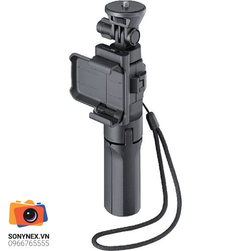 Grip Sony VCT-STG1 cho Action Cam | Chống rung chính hãng - mặt sau và phụ kiện đi kèm