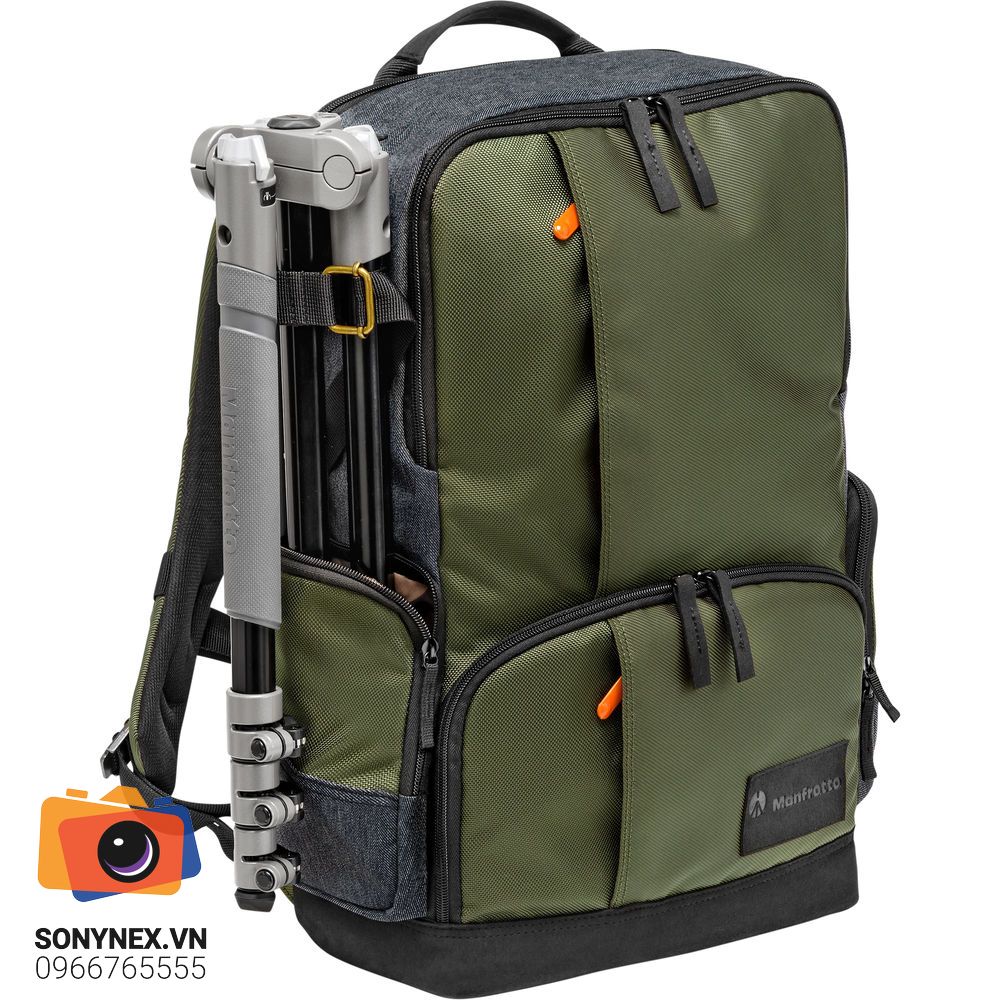 Balo máy ảnh Manfrotto Street Medium Backpack | Xanh | Chính hãng - thiết kế và phụ kiện