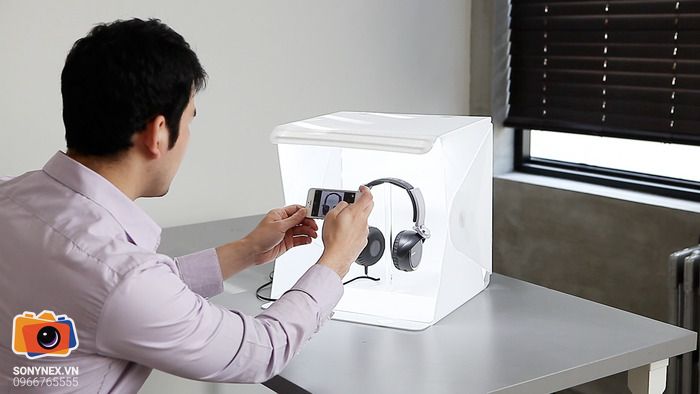 Bộ Chụp Sản Phẩm FoldioStudio 2 | Chính Hãng - cấu hình hộp sạc