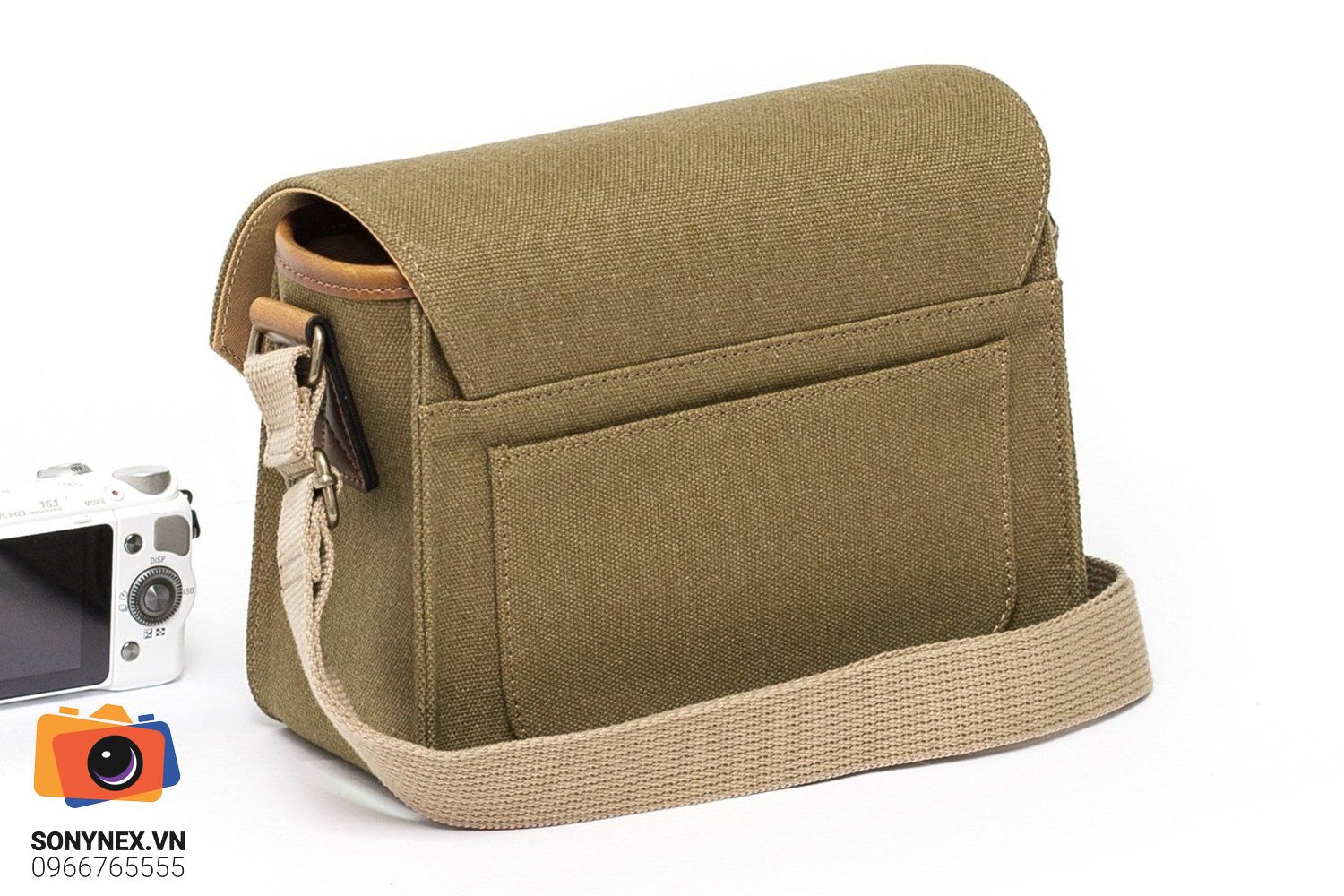 Túi máy ảnh Herringbone Papaspocket 3 Mini | Khaki | Hàng chính hãng