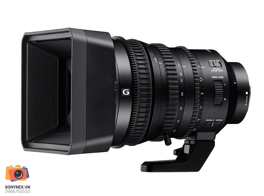 Sony E PZ 18-110mm F4 G OSS | Ống kính đa dụng chính hãng - mặt sau và phụ kiện đi kèm