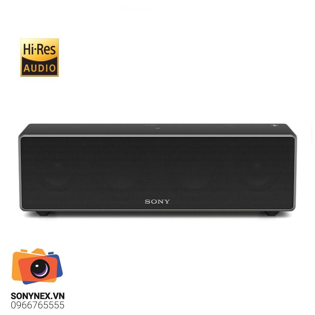 Loa di động không dây Sony SRS-ZR7 Hi-Res | Chính hãng - mặt sau và phụ kiện đi kèm