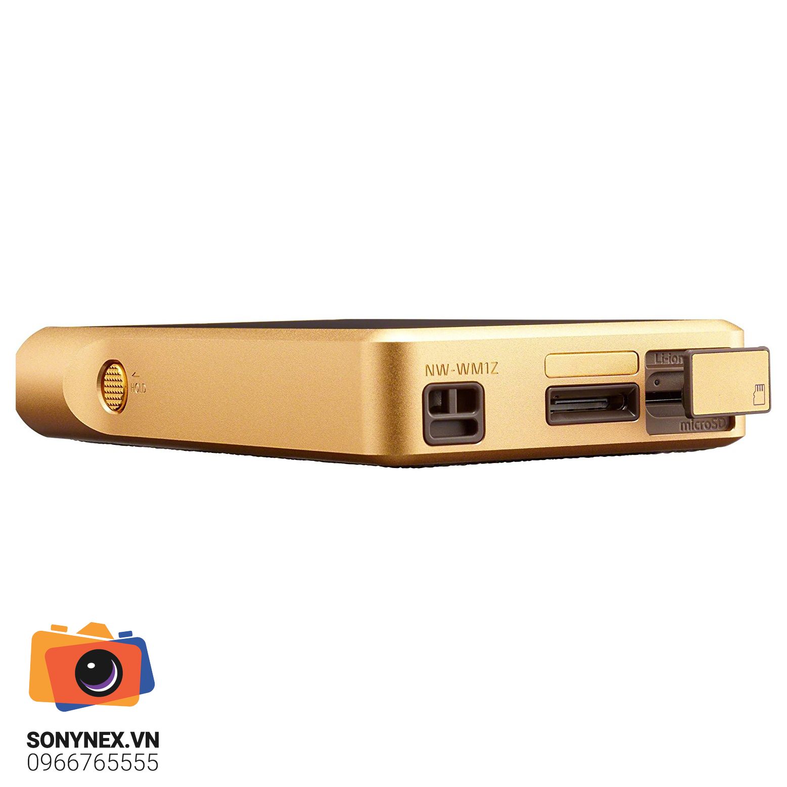 Máy nghe nhạc cao cấp Sony NW-WM1Z Premium Walkman | Chính hãng - mặt sau và phụ kiện đi kèm