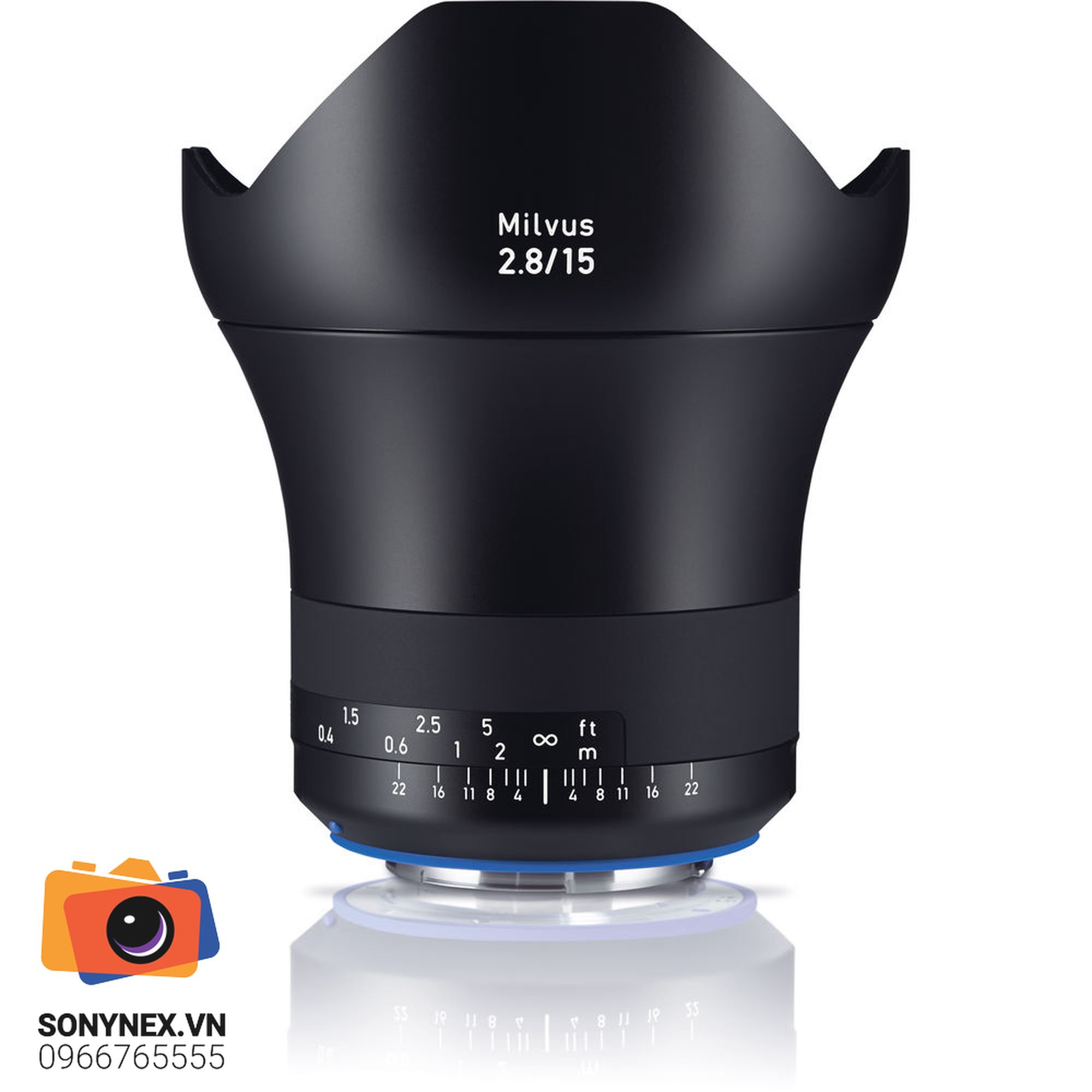 Ống kính Zeiss Milvus 15mm f/2.8 ZE Canon EF | Chính hãng - thiết kế và phụ kiện