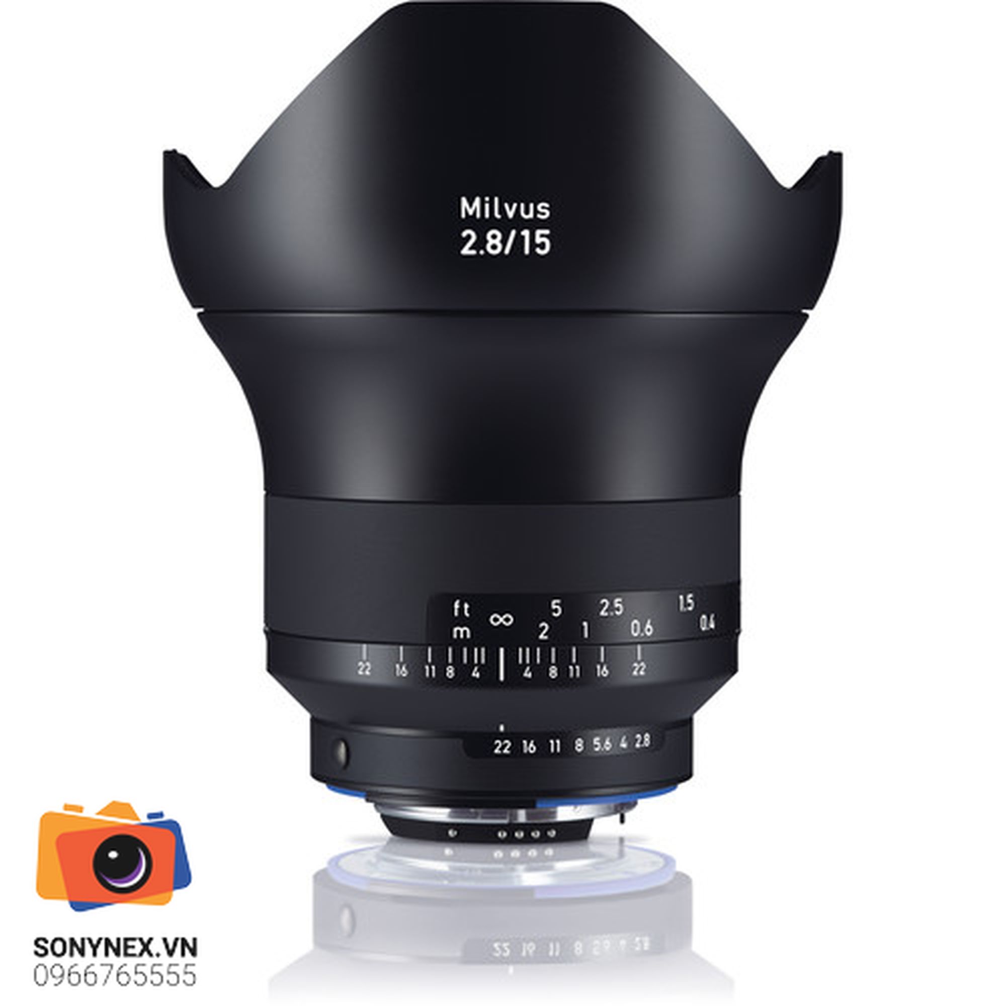 Zeiss Milvus 15mm f/2.8 ZF.2 Lens cho Nikon F | Chính hãng - thiết kế và phụ kiện