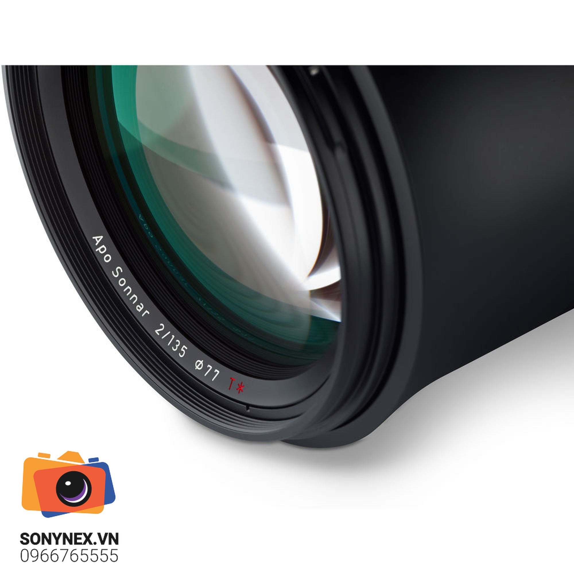Zeiss Milvus 135mm f/2 ZE Lens Canon EF | Chính hãng - mặt sau và phụ kiện đi kèm
