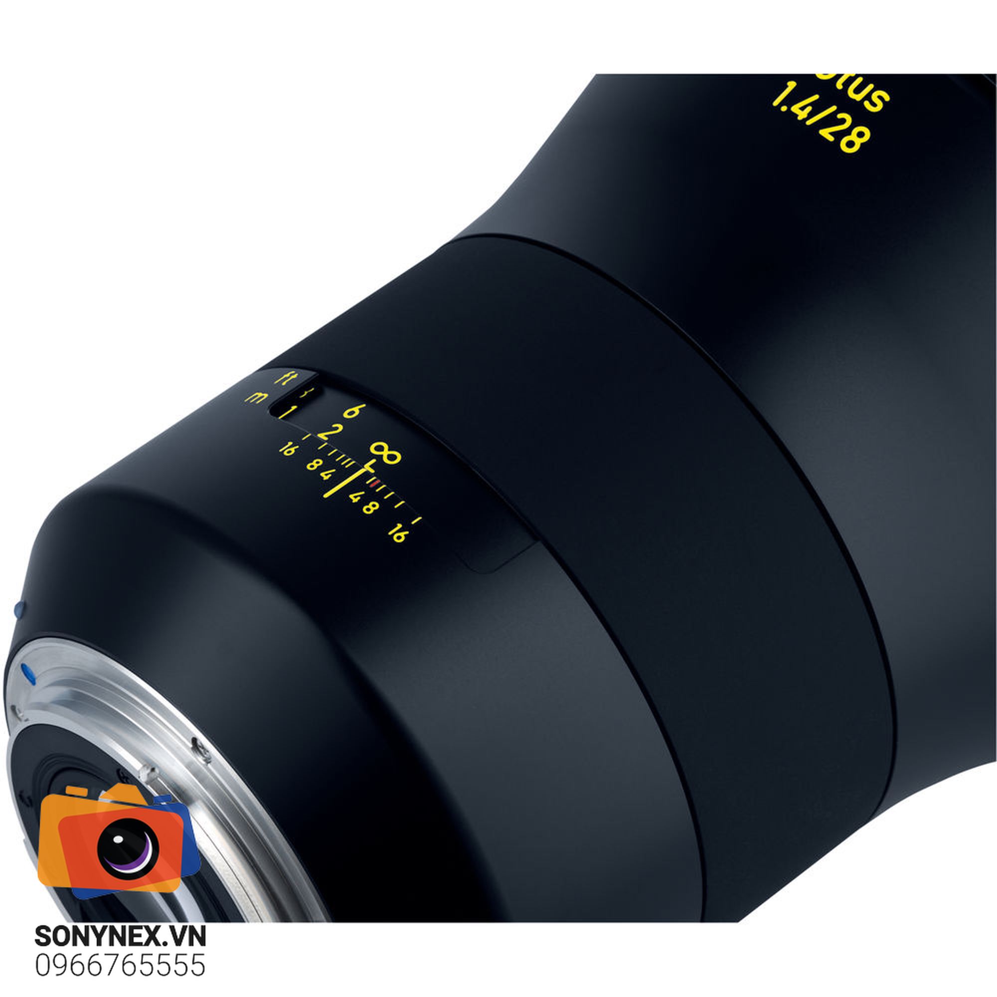 Zeiss Otus 28mm f/1.4 ZE Lens for Canon EF | Chính hãng - mặt sau và phụ kiện đi kèm