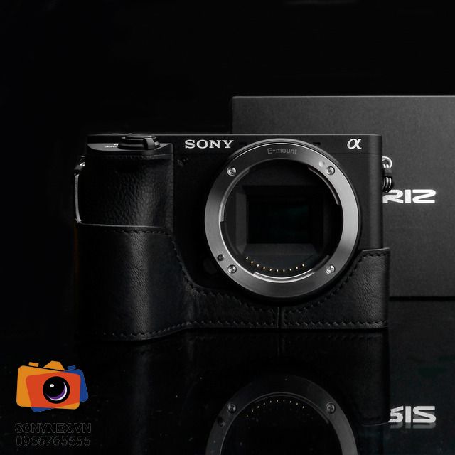 Bao da Sony A6500 Đen | Gariz | Hàng Nhập khẩu