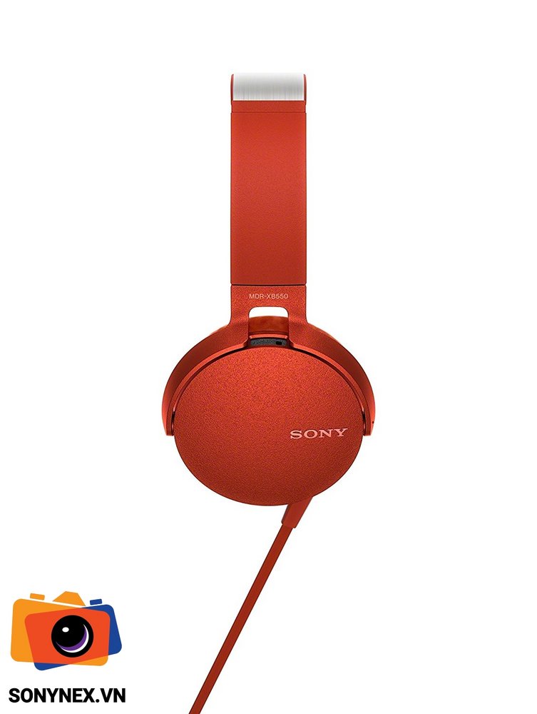 Tai nghe Sony MDR-XB550AP EXTRA BASS | Chính hãng | Đỏ