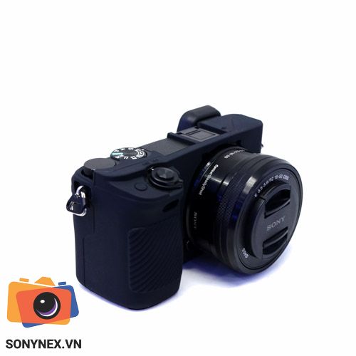 Bao Silicon máy ảnh Sony A6000/A6300 | Đen | Nhập khẩu