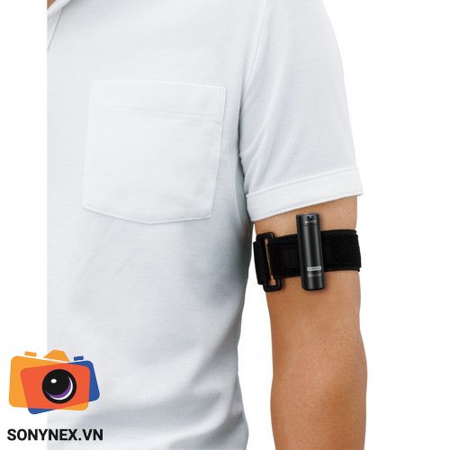 Microphone không dây Sony ECM-AW4 | Chính hãng - mặt sau và phụ kiện đi kèm