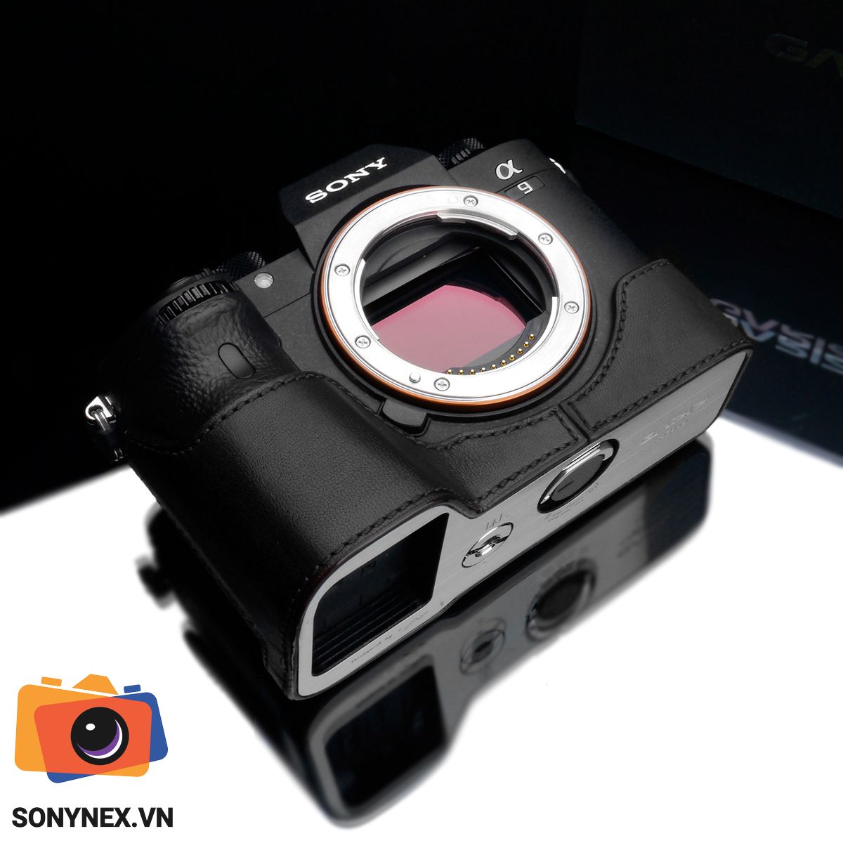 Bao da Sony A7M3/A7R3/A9 Đen | Gariz | Chính hãng - thiết kế và phụ kiện