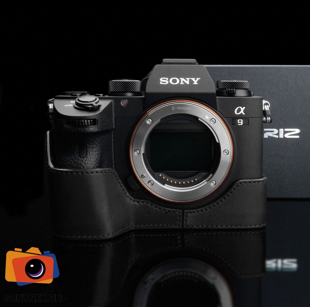 Bao da Sony A7M3/A7R3/A9 Đen | Gariz | Hàng Nhập khẩu