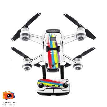 Bộ decal DJI Spark + Remote + 3 pin | Chính hãng - khả năng kết nối thiết bị