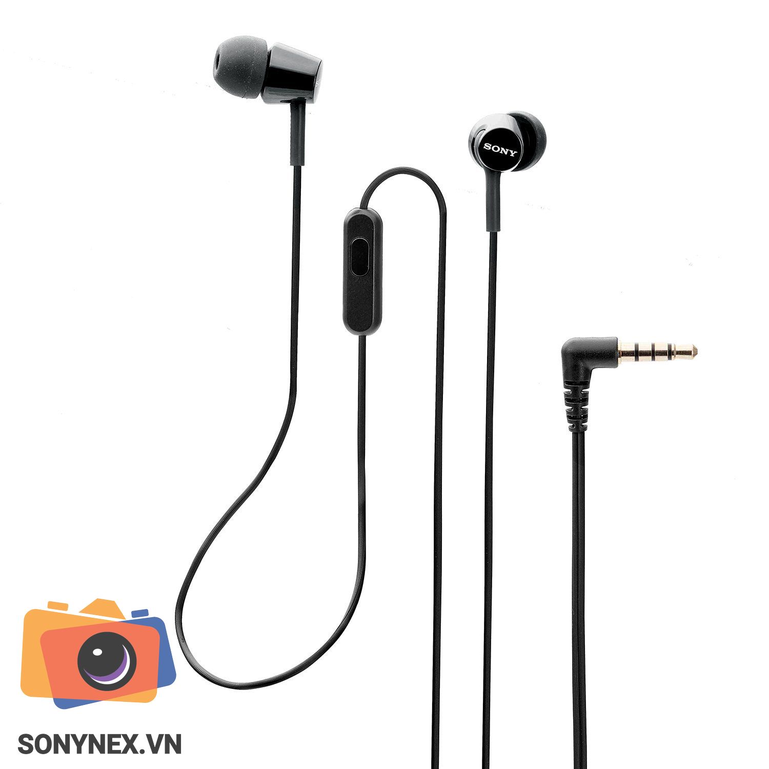 Tai nghe Sony In-ear MDR-EX155AP | Chính hãng | Đen