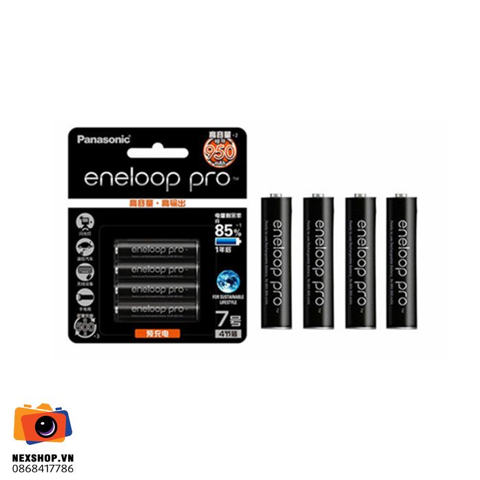 Pin đèn flash Eneloop AAA Pro BK-3HCDE | Hàng Nhập khẩu