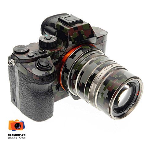 Dán da Sony A7 Mark II / A7R II / A7S II | Màu Camo | Nhập khẩu | - mặt sau và phụ kiện đi kèm