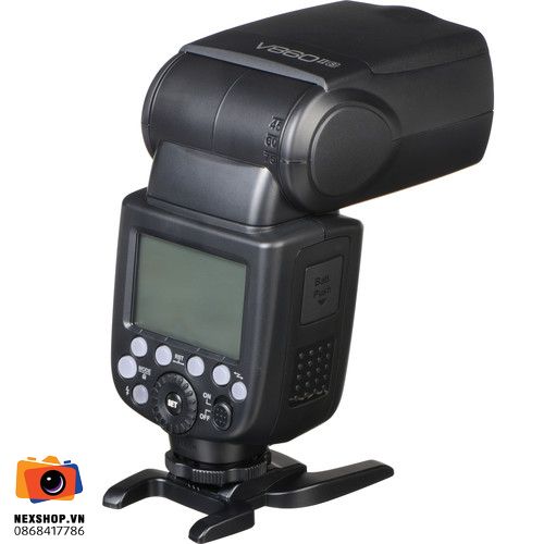Đèn Flash cho máy ảnh Sony GODOX V860III | Chính hãng - mặt sau và phụ kiện đi kèm