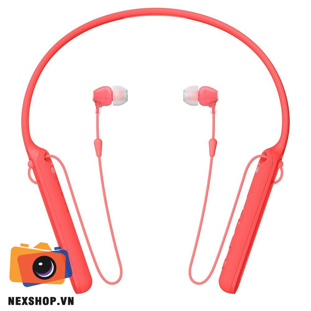 Tai nghe Sony WI-C400 Wireless In-ear Đỏ | Chính hãng - cấu hình hộp sạc