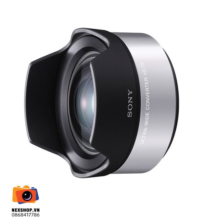 Sony Ultra Wide Converter | 0.5x Crop | Chính hãng - mặt sau và phụ kiện đi kèm