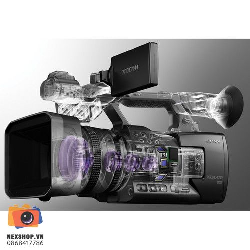 Máy quay chuyên nghiệp Sony X160 | Chính hãng - cấu hình hộp sạc