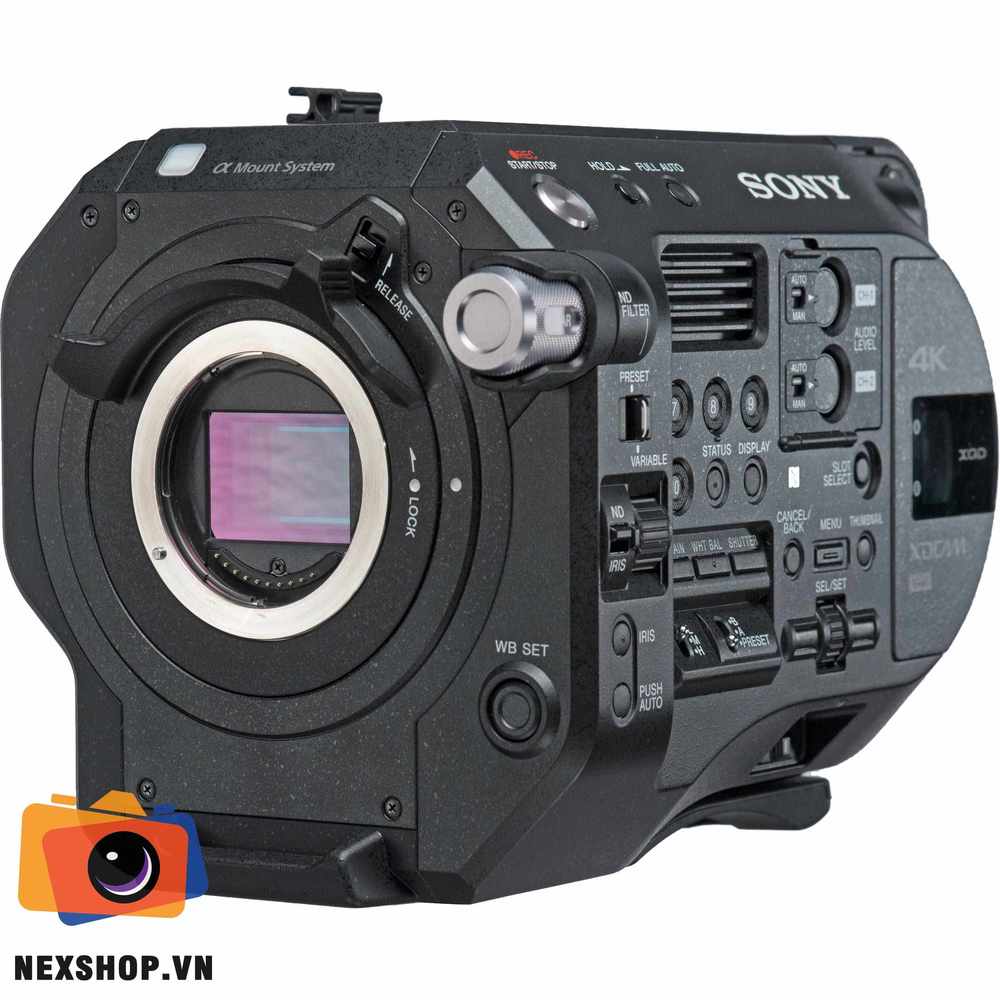 Máy quay chuyên nghiệp Sony FS7M2 | Chính hãng - cấu hình hộp sạc