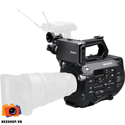 Máy quay chuyên nghiệp Sony FS7M2 | Chính hãng - mặt sau và phụ kiện đi kèm