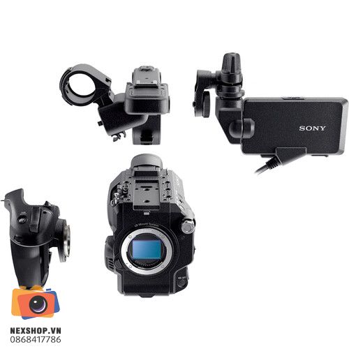 Máy quay chuyên nghiệp Sony FS5 | Chính hãng - mặt sau và phụ kiện đi kèm