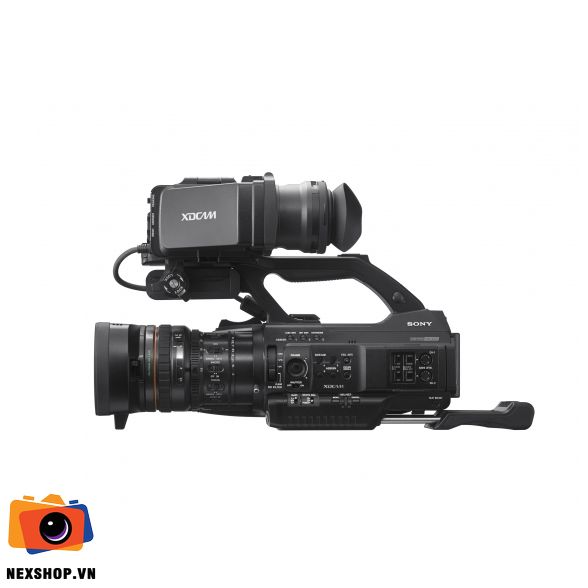 Máy quay chuyên nghiệp Sony 300K1 | Chính hãng - mặt sau và phụ kiện đi kèm