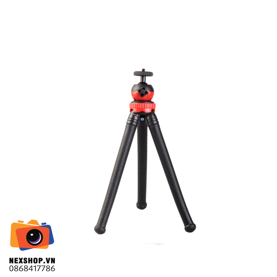 Chân máy ảnh Flexible Tripod MZ305 - thiết kế và phụ kiện