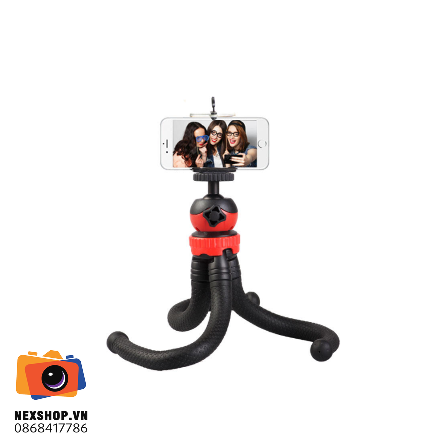 Chân máy ảnh Flexible Tripod MZ305 - khả năng kết nối thiết bị