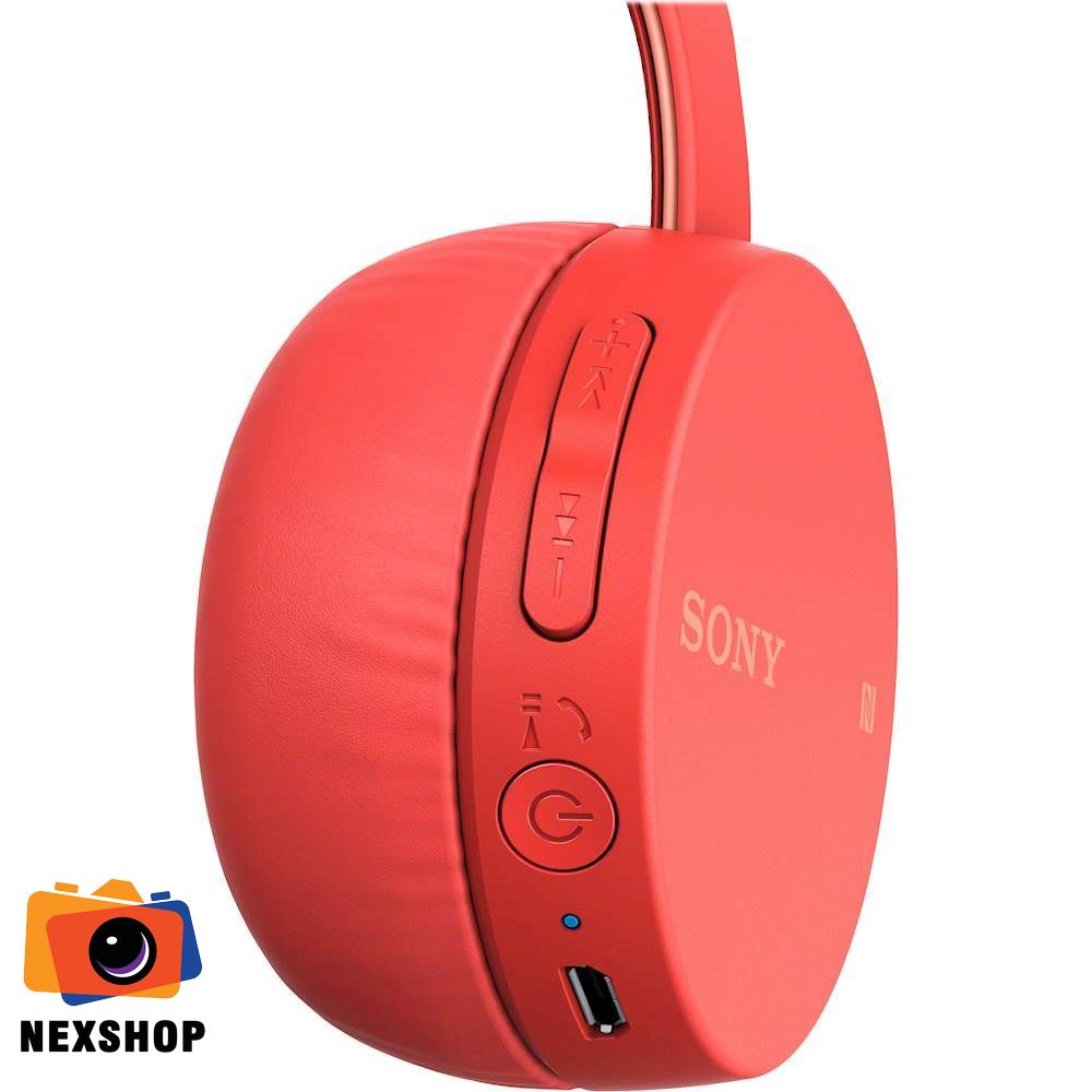 Tai nghe không dây Sony WH-CH400 | Màu đỏ | Chính hãng