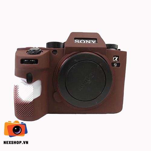 Bao Silicon máy ảnh Sony A9 | Nâu | Nhập khẩu