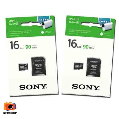 Thẻ nhớ MicroSD Sony 16GB | 90MB/s | Chính Hãng