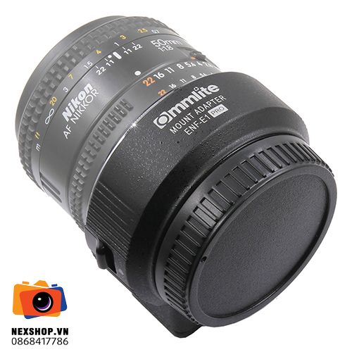 Ngàm chuyển Commlite Nikon CM-ENF-E1 PRO | Chính hãng