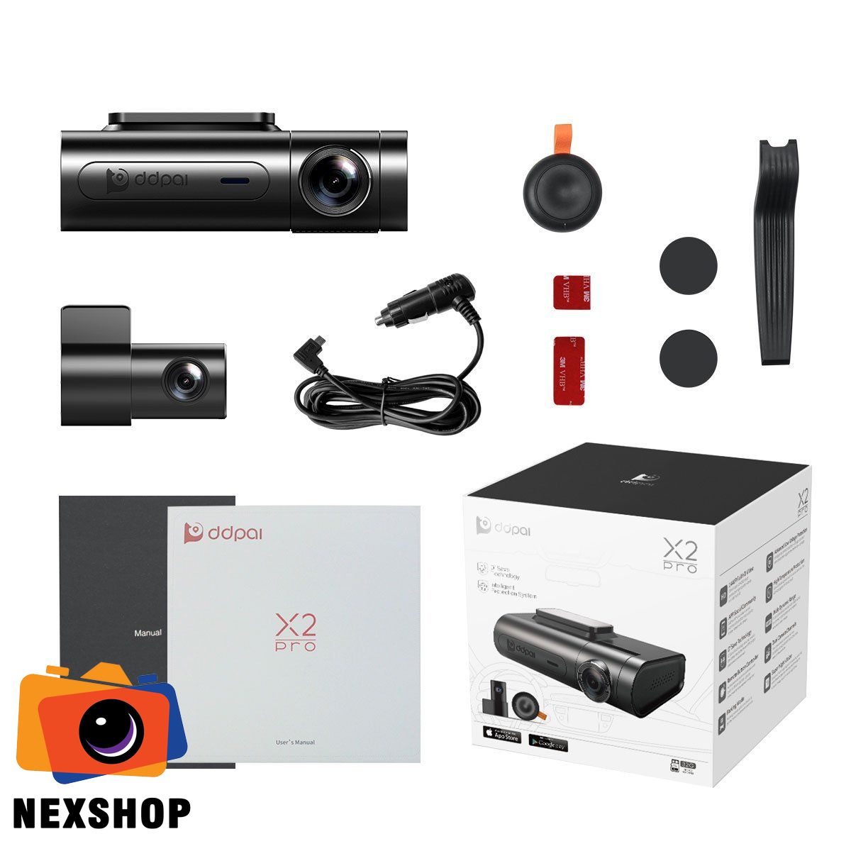 Camera Hành trình Ddpai X2 Pro - Bảo hành 2 năm