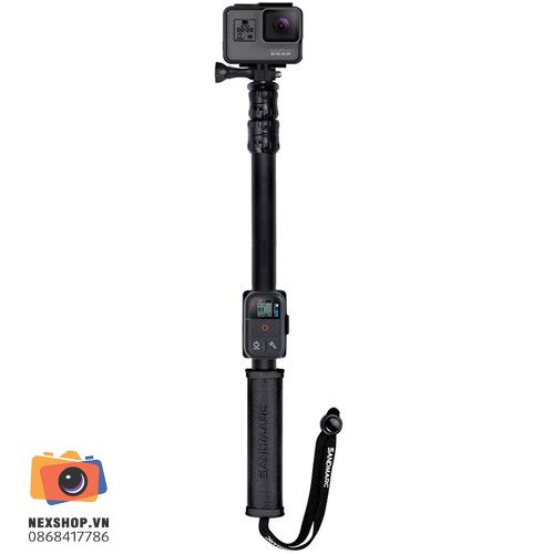 Gậy cầm tay Sandmarc Pole Black Edition cho Gopro và các máy quay có ngàm tương đương | Chính hãng