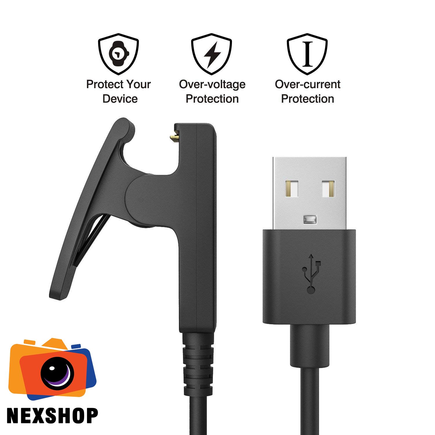 Charging Clip FRN645 | Phụ kiện sạc chính hãng tiện lợi - mặt sau và phụ kiện đi kèm