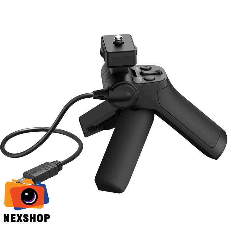 Báng tay cầm Sony VCT-SGR1 | Chính hãng - mặt sau và phụ kiện đi kèm